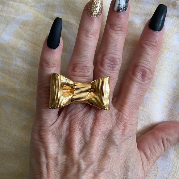 NWT KATE SPADE GOLDTONE RING, SIZE 6 - Picture 7 of 7